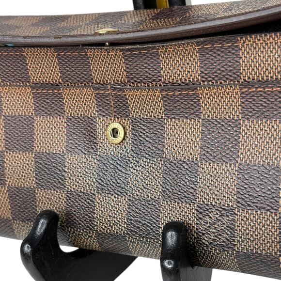 Louis Vuitton Damier Ebene Portefeuille Sarah Wallet Authentic Made In Spain - Picture 15 of 16